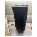 VIVOSUN Heavy Duty Collapsible Folding Wagon Utility Outdoor Camping Garden Cart with Universal Wheels & Adjustable Handle, Black