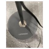 LEPOWER Floor Lamp, Metal Standing Lamp with Adjustable Gooseneck, Heavy Metal Based, Reading Pole Lamp for Living Room, Bedroom, Study Room and Office, Torchiere Light for Kids