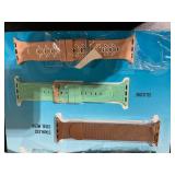 Wearable watch bands for 38/40 mm Apple Watch (set of 3)