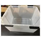 Plastic Tote - lid is damaged - tote is not