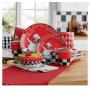 16-Piece Assorted Colorful Chef Dinnerware Set