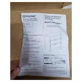 Porch & Den Flanders Pure White Tall 2-drawer Nightstand- Retail:$136.49