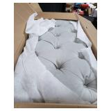 Kotter Home Velvet Rectangular Button Tufted Ottoman/Bench- Retail:$379.99