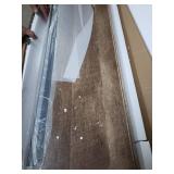 Veanna Bohemian Natural Wood and Metal 2 Door Synthetic Rattan TV Stand for TVs up to 40" Brown/Black - Baxton Studio