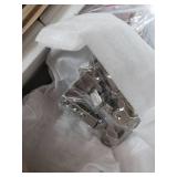 Veanna Bohemian Natural Wood and Metal 2 Door Synthetic Rattan TV Stand for TVs up to 40" Brown/Black - Baxton Studio