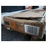 Veanna Bohemian Natural Wood and Metal 2 Door Synthetic Rattan TV Stand for TVs up to 40" Brown/Black - Baxton Studio