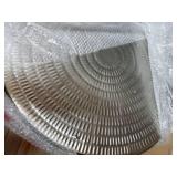 Kate and Laurel Mahdavi Hammered Metal Round Tray Table- Retail:$178.49