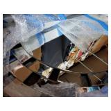 Abbyson Devon Round Wall Mirror- 36"D Retail:$269.99