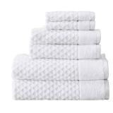 Great Bay Home Grayson Jacquard Cotton Bath Towel Collection