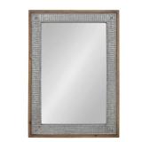 Kate and Laurel Deely Wood and Metal Wall Mirror- Retail:$193.49