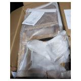 Maria French Country Wood And Cane Upholstered Dining Chairs Set Of 2