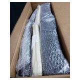 Ashworth Outdoor Wicker Chairs Set Of 2 Brown + Cream Cushions