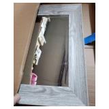 Dove Greywash Bathroom Vanity Wall Mirror- Retail:$85.49