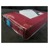 Embossed Stripe Microfiber 4 Piece Sheet Set, Queen, Red