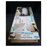 Regalo Swing Down Extra Long Convertible Crib Toddler Bed Rail Guard with Reinforced Anchor Safety System