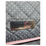 Everything Mary Rolling Sewing Machine Case, Pink & Grey