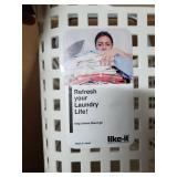 Like-It Laundry Basket, Cream, with Handles