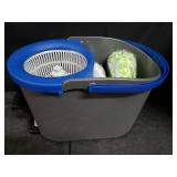 Simpli-Magic 79229 Spin Cleaning System Including 3 Mop Heads, Dark Grey/Blue