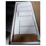Homfa Drawer Cabinet White