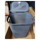 Gray Hamper Basket