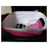 Walk In Cat Litter Box Pink