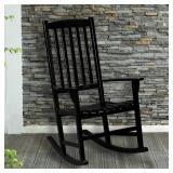 Corbin Black Porch Rocker- Retail:$144.99