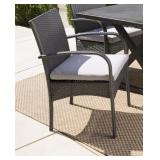 Ashworth Outdoor Wicker Chairs Set Of 2