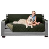 The Original Sofa Shield (tm) Reversible Furniture Protector. Green