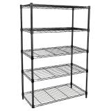 HealSmart Heavy Duty 5 Shelf Shelving Unit 29x14x61"