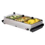 Elite Gourmet 3 Tray Food Warmer