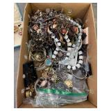 Large QTY Of costume jewelry- some sterling, beaded, necklaces and more