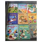 Little golden books- alladin, mickey, road runner, donald duck, barbie and much more QTY 14