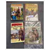 Vintage children books- rin tin tin, jolly friends, Roy rogers and Oregon trail