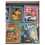 Vintage wood puzzles- QTY 6