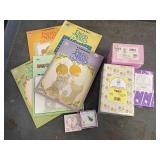 Misc Precious moments- sterling silver pendant, coloring books, figurines