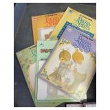 Misc Precious moments- sterling silver pendant, coloring books, figurines