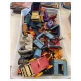 Fisher price great adventures castle set, and other set pieces.