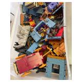 Fisher price great adventures castle set, and other set pieces.