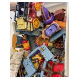 Fisher price great adventures castle set, and other set pieces.