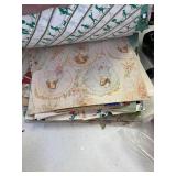 Misc Hallmark Vintage seasonal/birthday wrapping paper sheets.