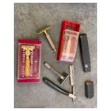 Straight razor/safety razor misc lot QTY 5