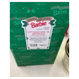 Hallmark 1995 Barbie deck the halls figurine music box NIB