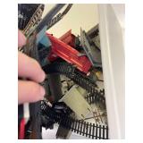 Misc train accessories, track, buildings. (parts)