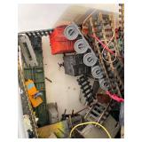 Misc train accessories, track, buildings. (parts)