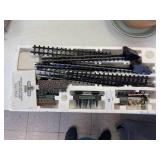 Lemax village express train system, with 3 trains, and tracks. no box