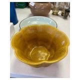 Planters, ballerina stoneware plate- QTY 3