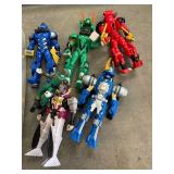 2007 power rangers, early 2000s power rangers misc lot.