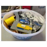 Large Qauntity 35lb container full misc legos, star wars pieces, nasa pieces and much more.