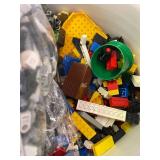 Large Qauntity 35lb container full misc legos, star wars pieces, nasa pieces and much more.