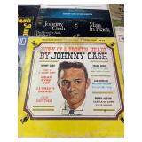 Vintage records Johnny cash 8, nitty gritty dirt band 1